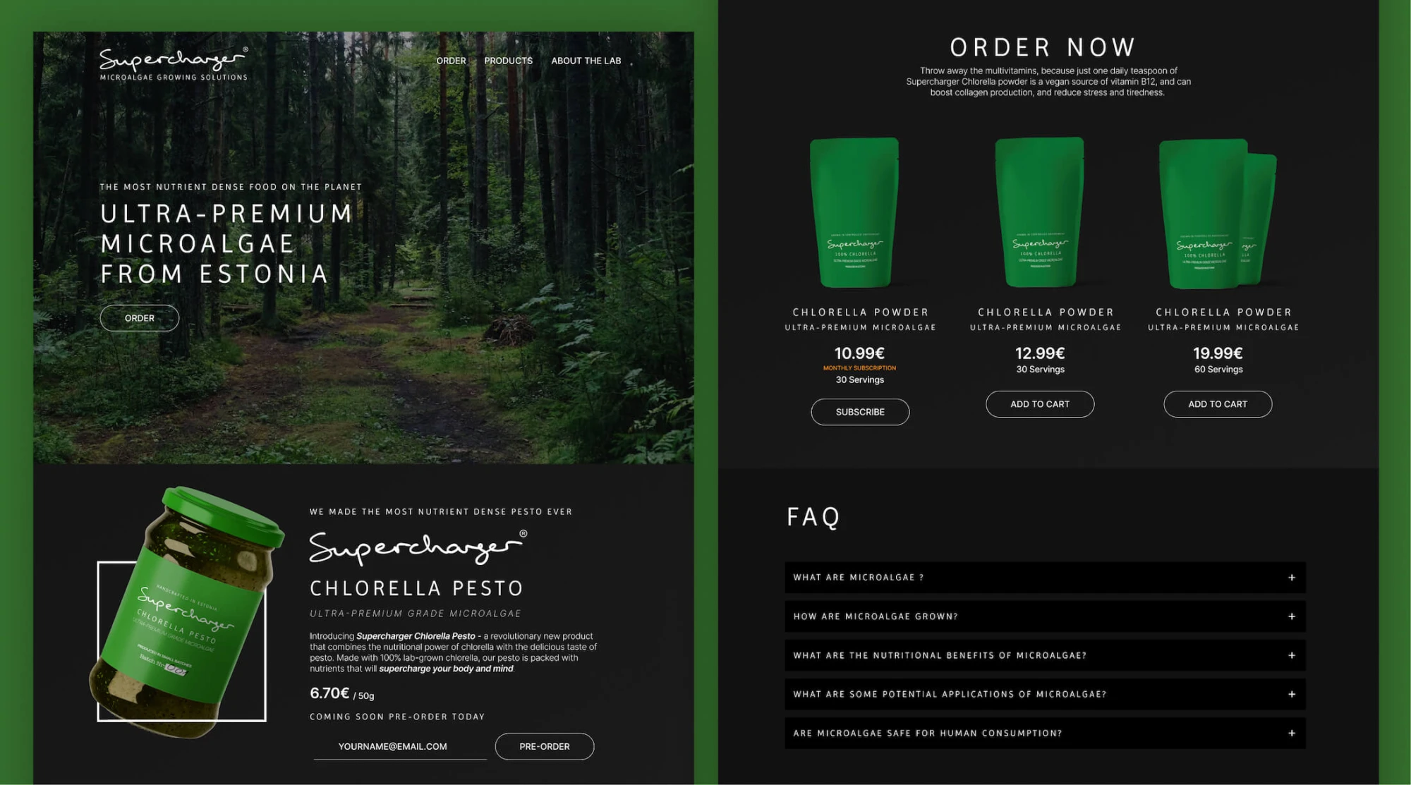 Supercharger brand design and visual identity